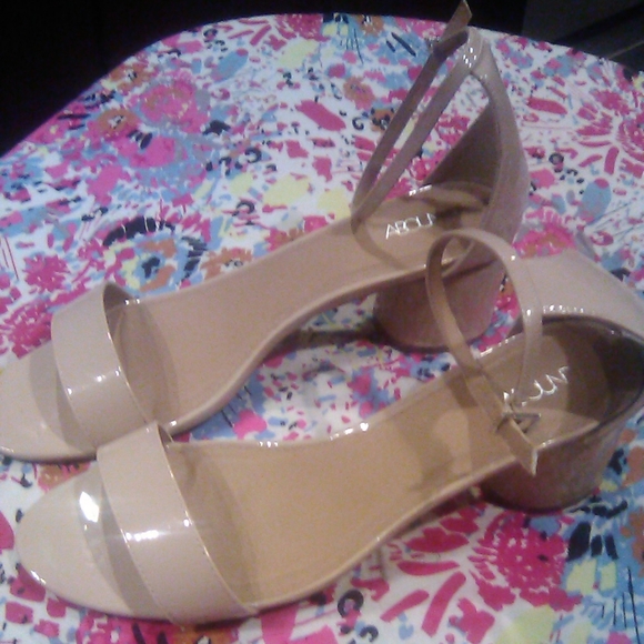 Abound Shoes - Abound strap mini heels